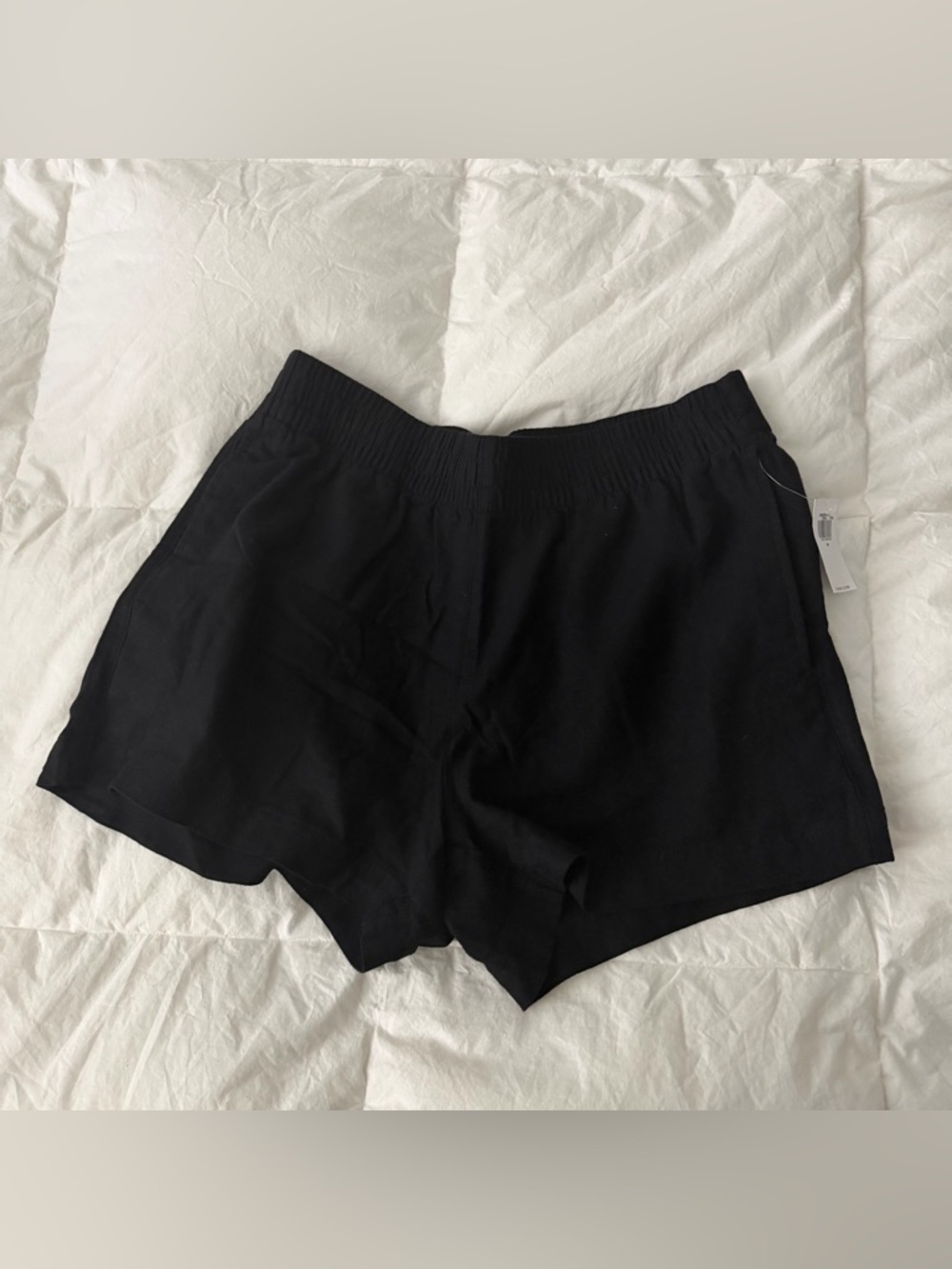 Old Navy Black Linen Shorts Size M w/pockets